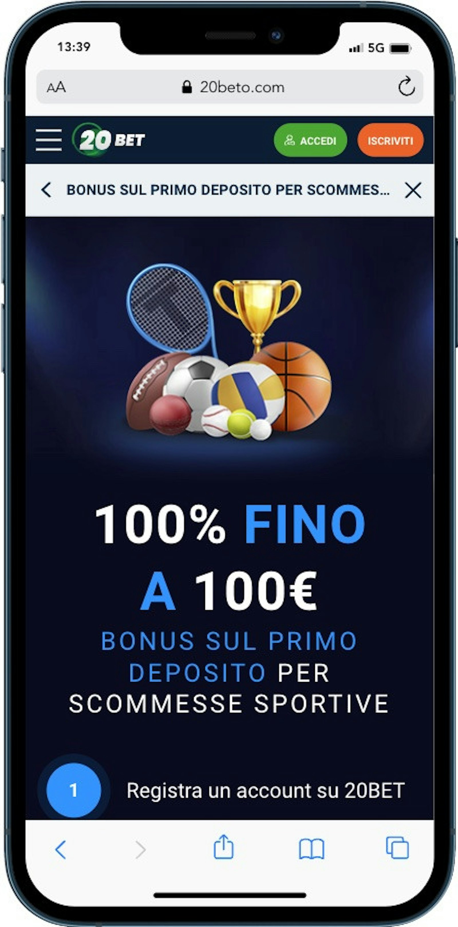 20bet App Bonus Benvenuto
