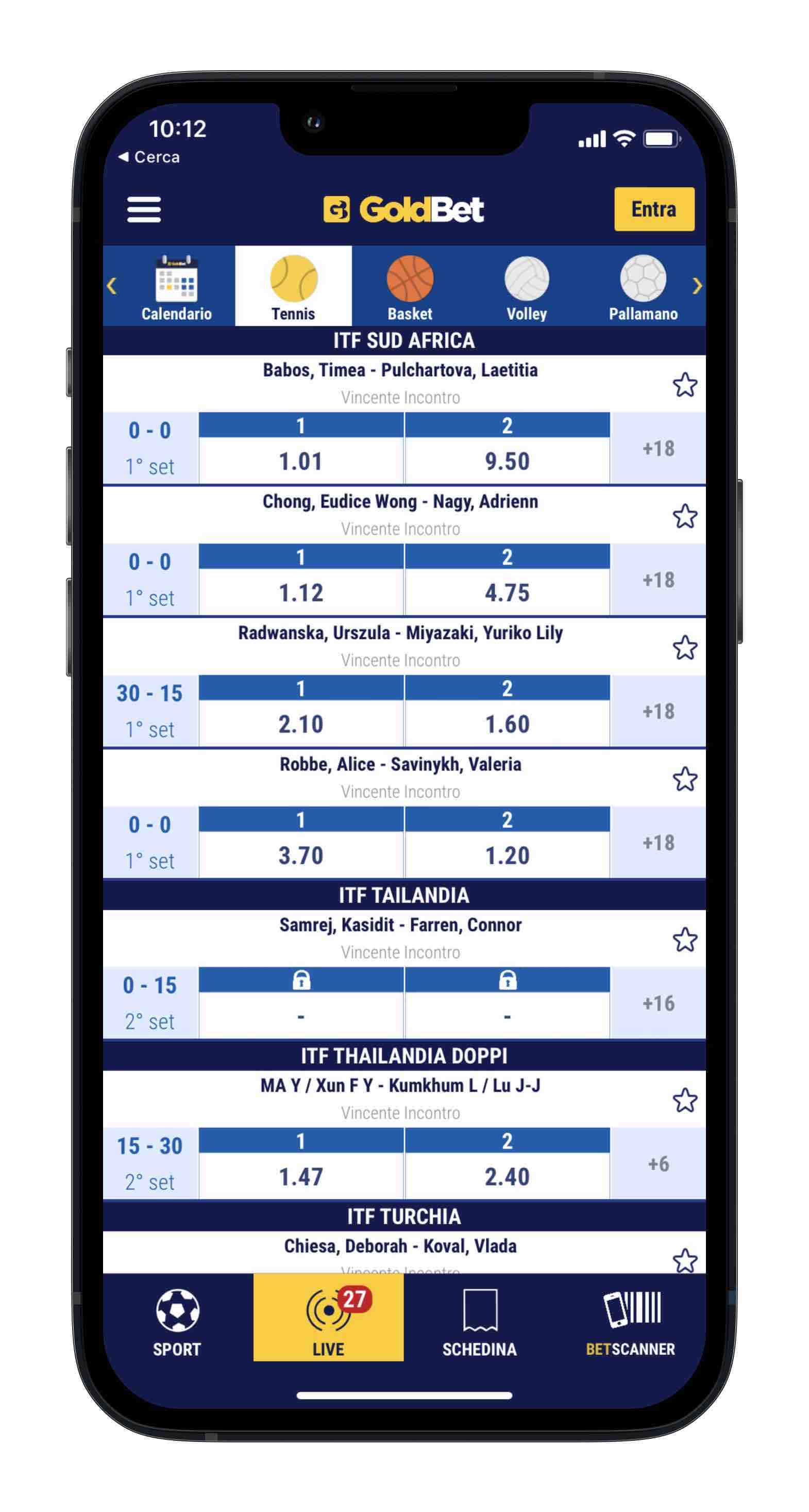 App Goldbet Live