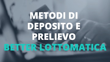 Better Lottomatica metodi di pagamento