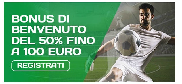Bonus Plexbet 50 sul primo deposito fino a 100 EUR