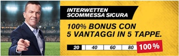 Bonus benvenuto Interwetten