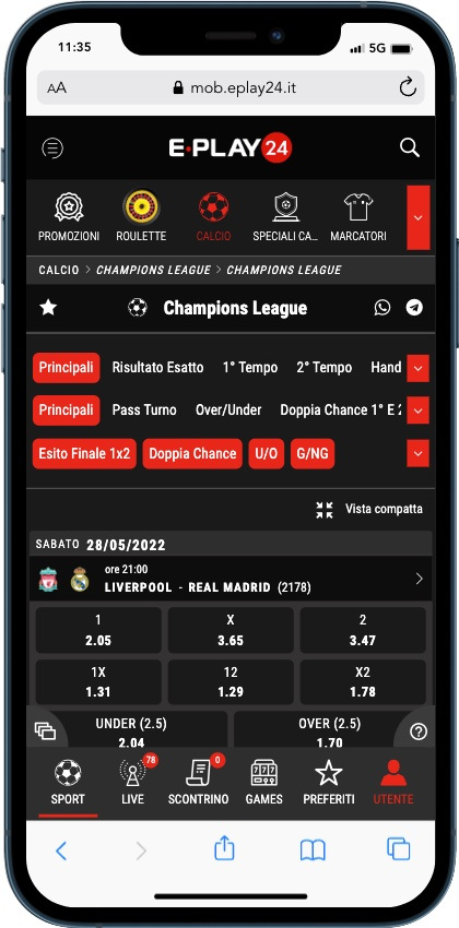 E Play24 App Scommesse