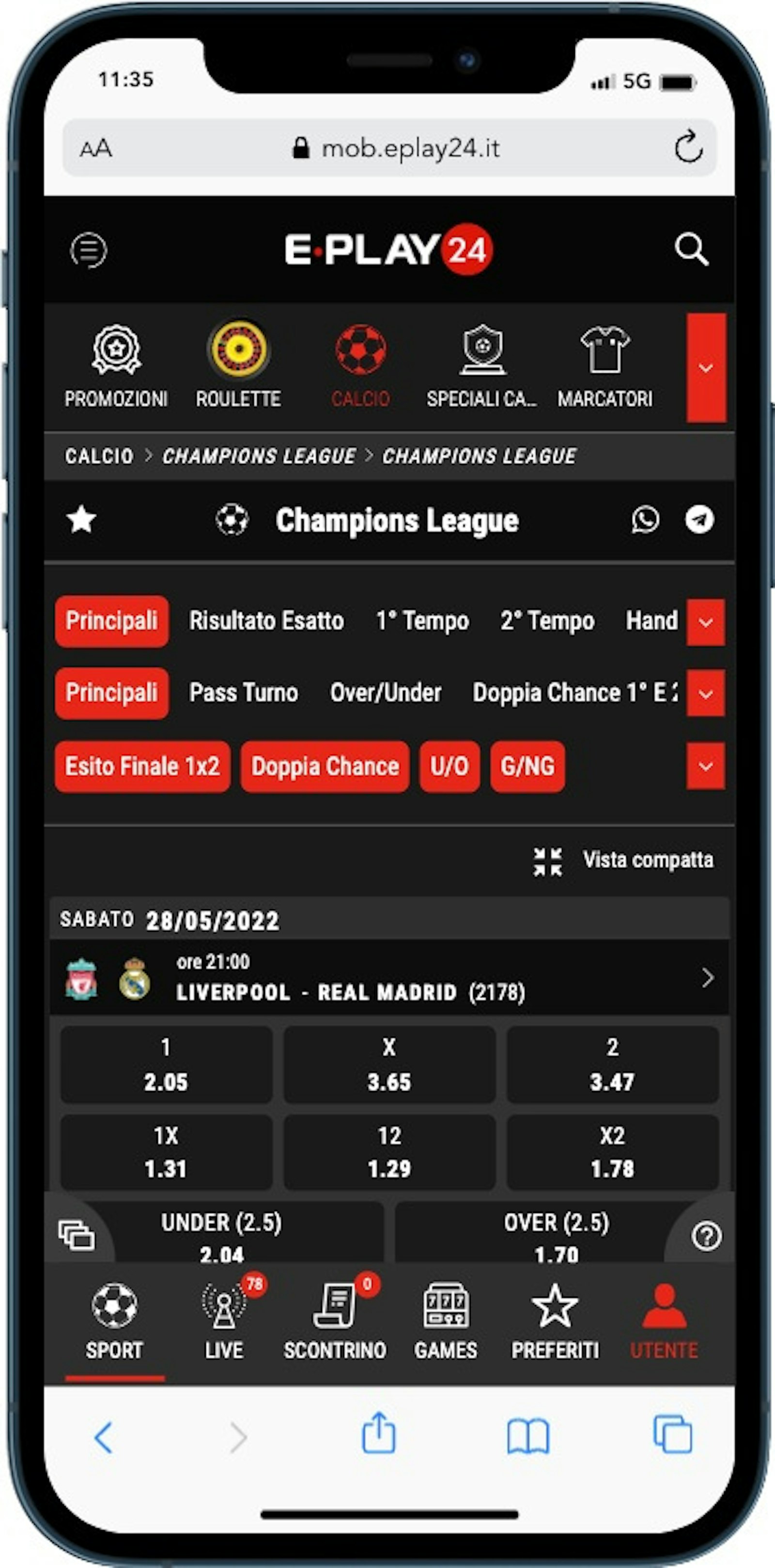 E Play24 App Scommesse