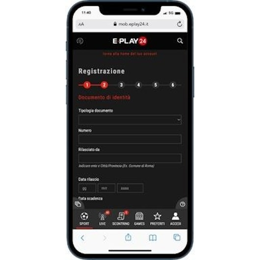 Ottenere Bonus Eplay24 step4