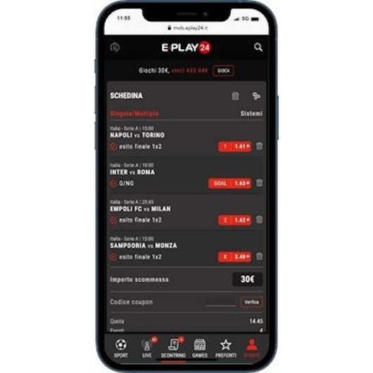 Ottenere Bonus Eplay24 step7