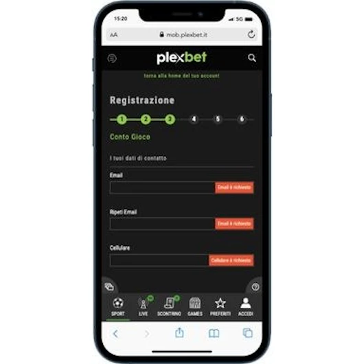 Ottenere bonus Plexbet