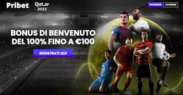 Pribet Bonus Benvenuto 100 EUR
