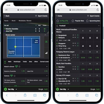 Sultan Bet Versione Mobile