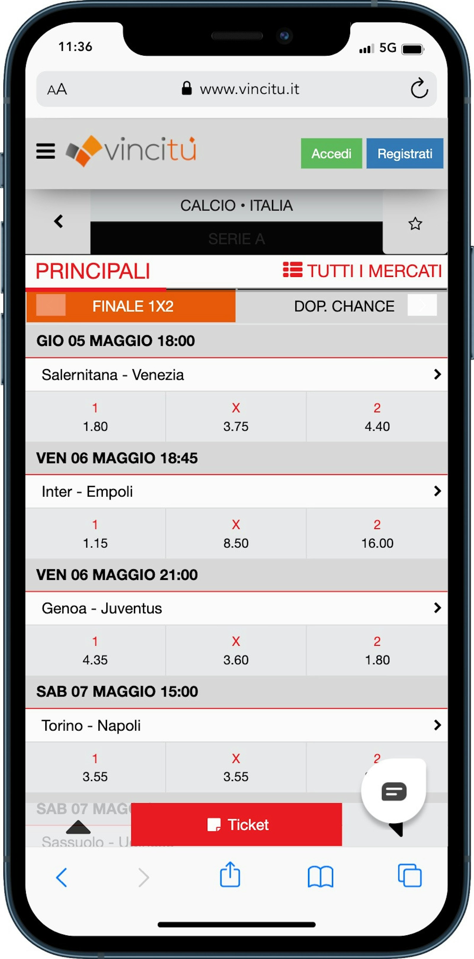 Vinci Tu App Scommesse