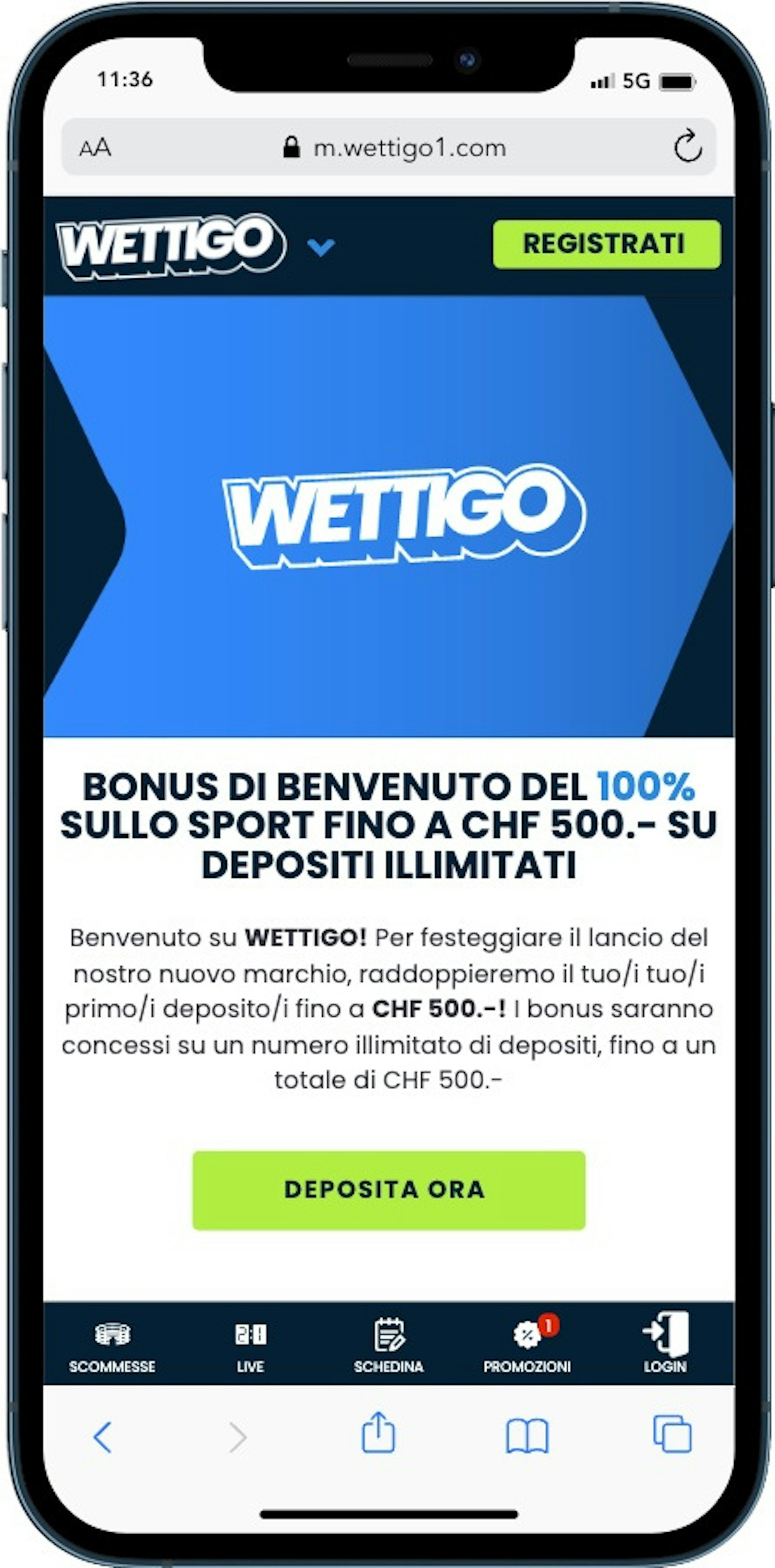 Wettigo Bonus Sport