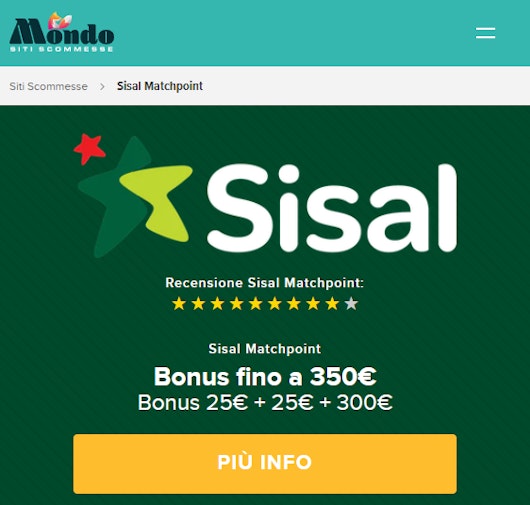 Guida al conto Sisal