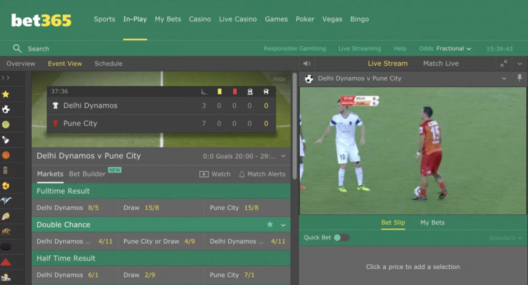 Bet365 live streaming