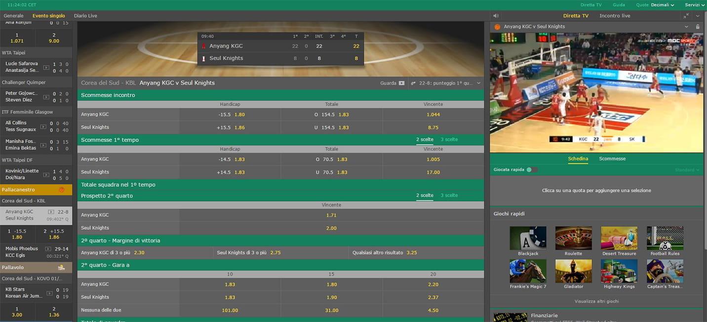 Live stream bet365