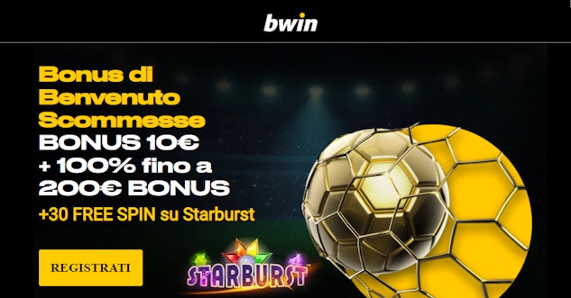 Nuovo bonus scommesse bwin