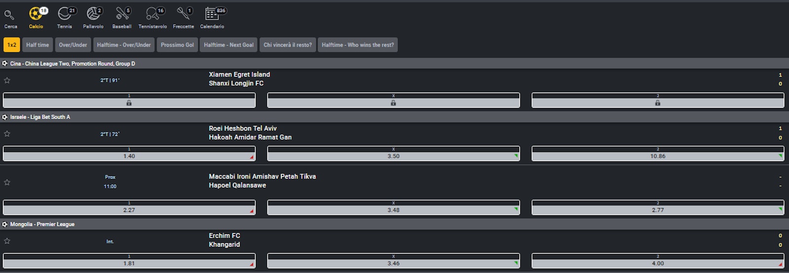 Planetwin365 scommesse live