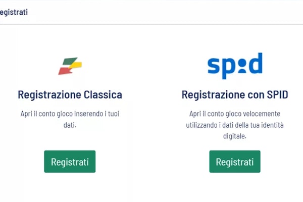 Registrazione su Luxurybet