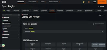 Scommesse rugby snai