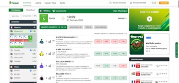 Sisal ippica interfaccia