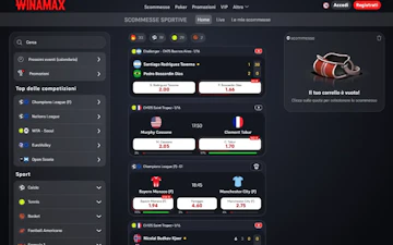 Winamax interfaccia